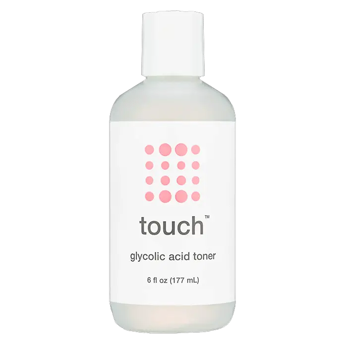 Glycolic Acid Toner with Rose Water, Witch Hazel, and Aloe Vera Gel – Alcohol & Oil Free Exfoliating