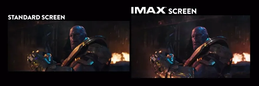 IMAX vs. Padrão