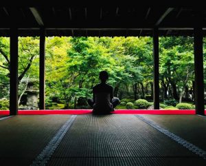 Um jardim zen ou jardim seco