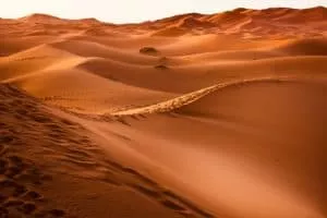 água no deserto