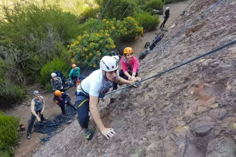 escalada de rocha corda superior