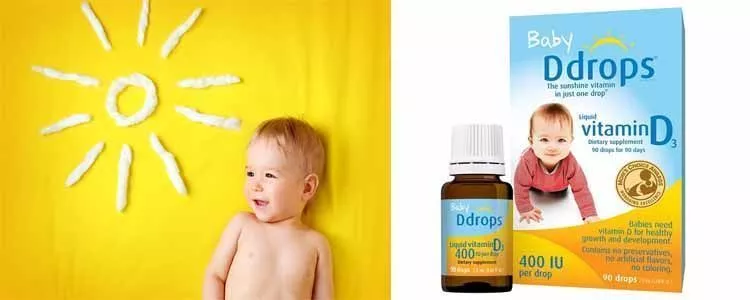Vitamina D em bebês