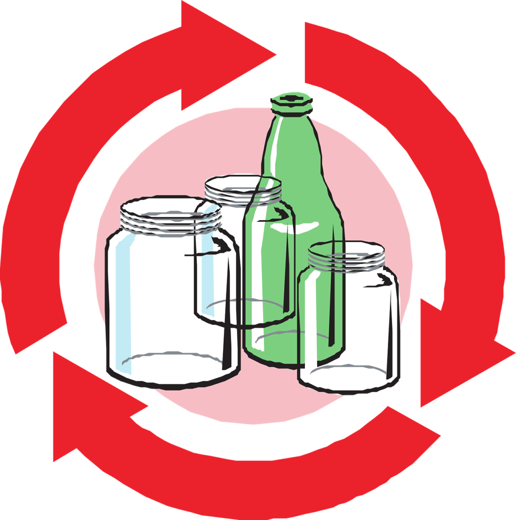 pontos importantes para reciclar vidro ou cristal