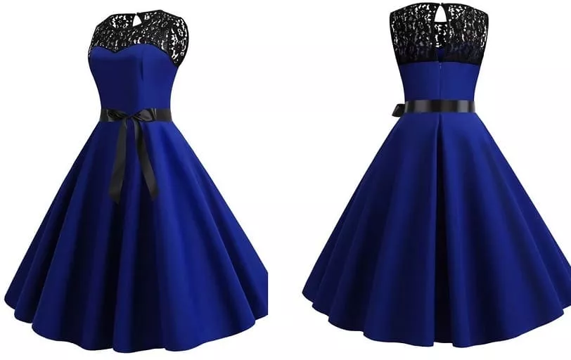 vestido de festa online azul escuro e barato