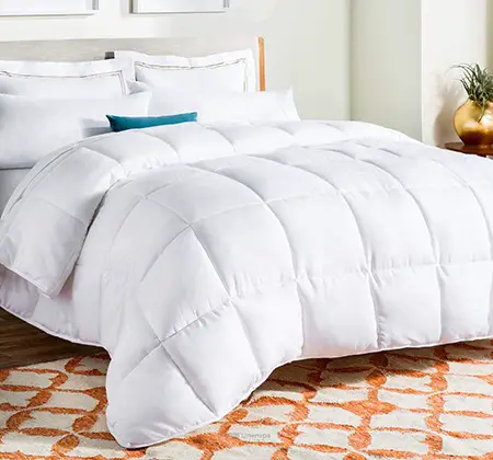 Cobertores de edredom são realmente pesados e densos tipos of cobertores sem serem fofos